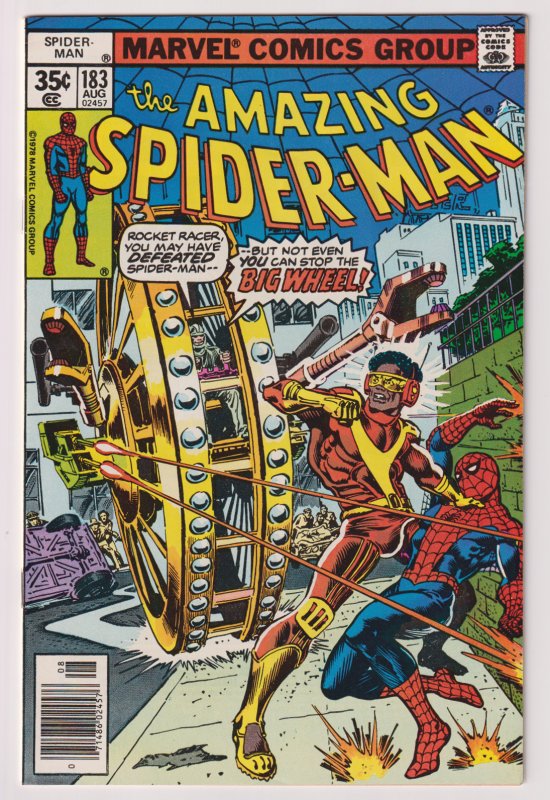 Marvel! Amazing Spider-Man! Issue #183! 1st appearance of Big Wheel!