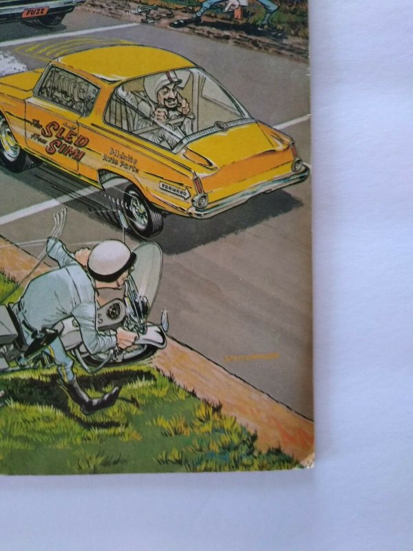 Hot Rod Cartoons Magazine March 1967 # 15 Drag Race Beatnik Automobiles Comic 