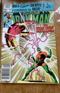 Iron Man #154 Newsstand Edition (1982)