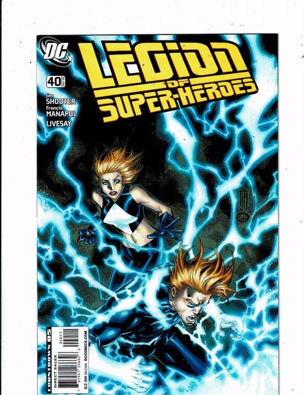 Lot of 5 Legion of Super-Heroes DC Comic Books #37 38 39 40 41 LH15