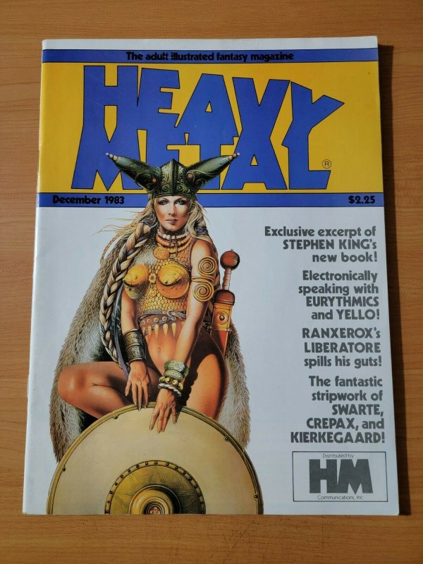 Heavy Metal December 1983 ~ VERY FINE - NEAR MINT NM ~ illustrated Magazine