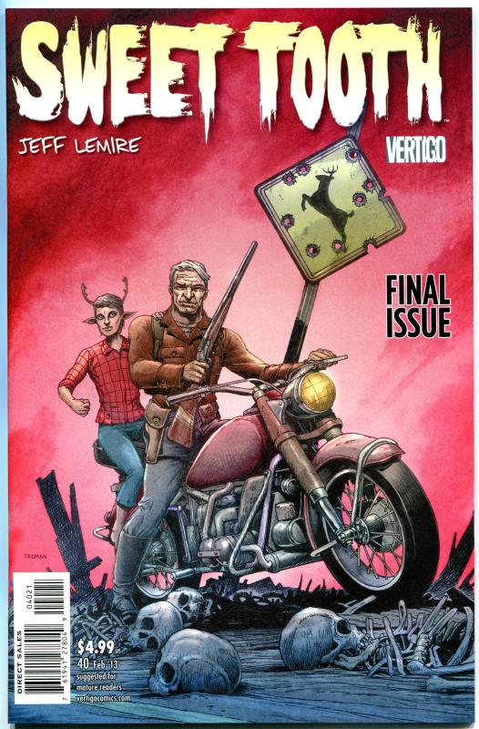 SWEET TOOTH #40, NM-, Variant, Jeff Lemire, Horror, Vertigo, 2009