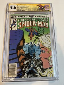 Spectacular Spider-Man (1983) # 82 (CGC SS 9.6) Sketch Punisher Al Milgrom | CPV