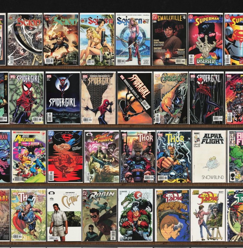 Huge Lot 150+ Comics with Alpha Flight, Thor, Camelot 3000 & More!