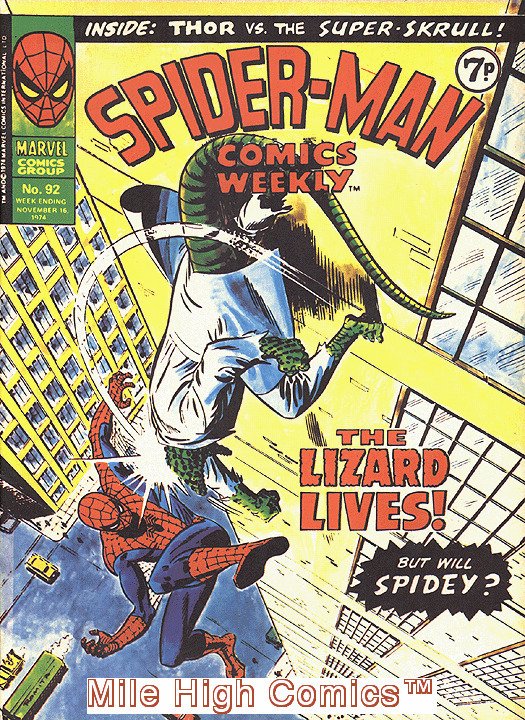 SPIDER-MAN WEEKLY  (#229-230) (UK MAG) (1973 Series) #92 Very Fine