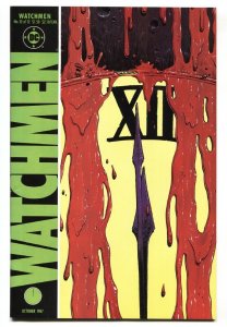 WATCHMEN #12 comic book 1987-DAVID GIBBONS-ALAN MOORE-Death of Rorschach