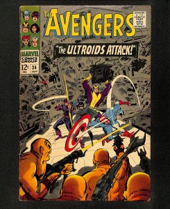 Avengers #36 Ultroids Attack! Black Widow!