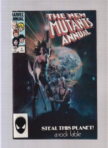 New Mutants Annual #1 - Steal The Planet! (8.5/9.0) 1984