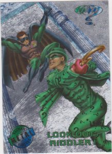 1995 Batman Forever Metal #77 Look Out Riddler