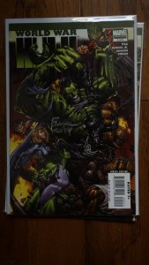World War Hulk Set #s 1-5 Signed by David Finch (2007)