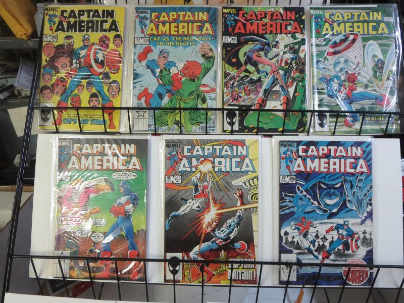 Captain America (Marvel 1984) #287-306 Lot of 19Diff Nomad Red Skull Batroc++