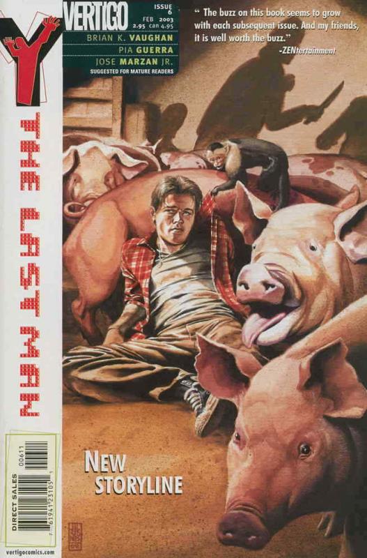 Y: The Last Man #6 VF/NM; DC/Vertigo | save on shipping - details inside