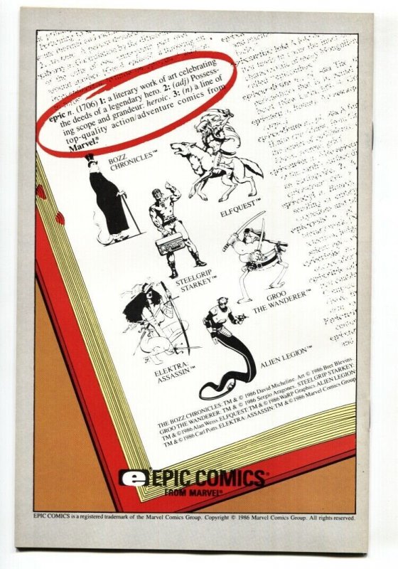 Elektra: Assassin #1 comic book-Daredevil-Frank Miller 1986 NM-