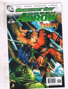 7 Green Arrow DC Comic Books # 7 8 9 10 11 12 13 Lantern Flash Batman Atom J216