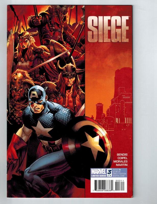 Siege # 3 Marvel Comic Books Captain America Avengers Sentury Spider-Man!!!! S54