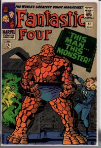 Fantastic Four #51 (1966) 3.0 GD/VG