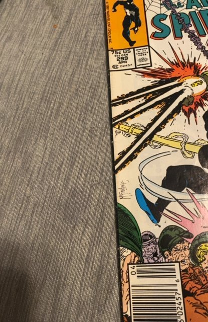 The Amazing Spider-Man #299 (1988) venom cameo