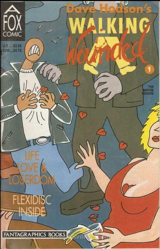 Walking Wounded #1 VG; Fantagraphics | low grade comic - save on shipping - deta 