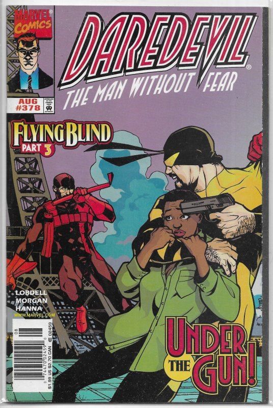 Daredevil   vol. 1   #378 FN (Flying Blind 3) Lobdell/Morgan, Hamner cover