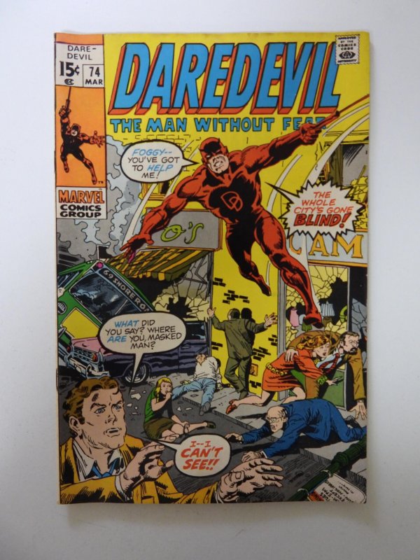 Daredevil #74 (1971) FN/VF condition