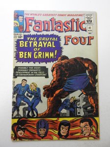 Fantastic Four #41 (1965) VG Condition moisture stain