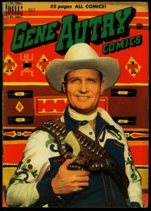 GENE AUTRY COMICS #41 1950-DELL-PHOTO COVER-JESSE MARSH VG/FN