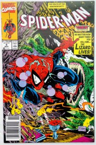 Spider-Man #4 NEWSSTAND (NM)(1990)