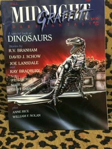 Midnight Graffiti Magazine #4 Fall 1989 Ray Bradbury, Anne Rice, Dinosaurs