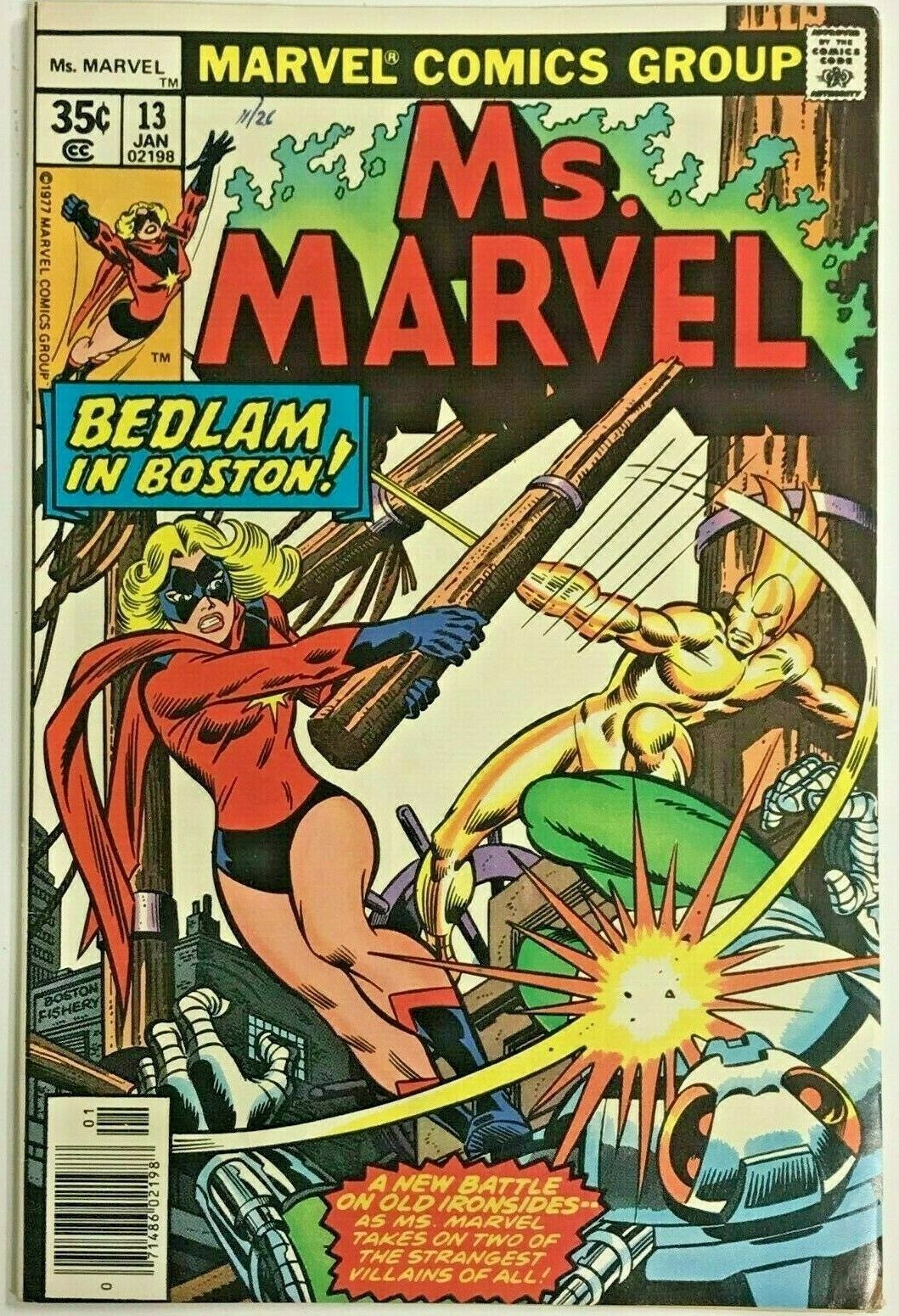 MS. Marvel13 VF 1978 Marvel Bronze AGE Comics Comic Books Bronze