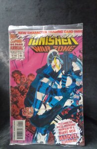 The Punisher War Zone Annual #1 w/ Phalanx trading card *sealed*(1993)