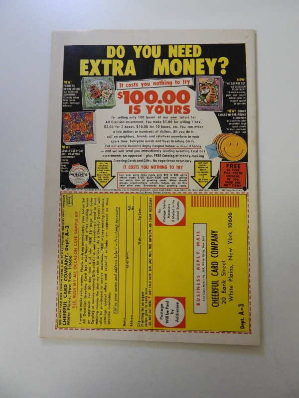 Marvel Team-Up #1 (1972) VG/FN condition subscription fold