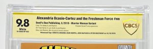 ALEXANDRIA OCASIO-CORTEZ & THE FRESHMAN FORCE - 9.8 SIGNED - KEY -Variant