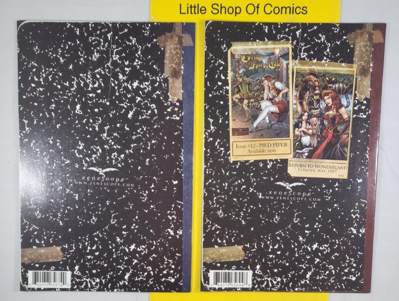 Se7en #1 2 3 4 5 6 7 Complete Set 1-7 Zenescope Seven See Notes