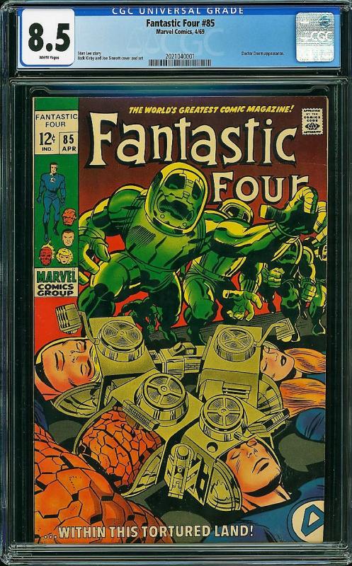 Fantastic Four #85 (Marvel, 1969) CGC 8.5