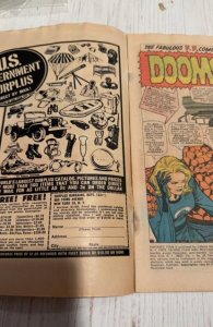 Fantastic Four #59 (1967)inhumans/Sulver surfer/Dr doom Foxing/Ripling