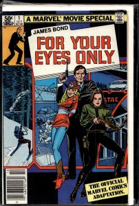 James Bond For Your Eyes Only #1 Newsstand Edition (1981) James Bond