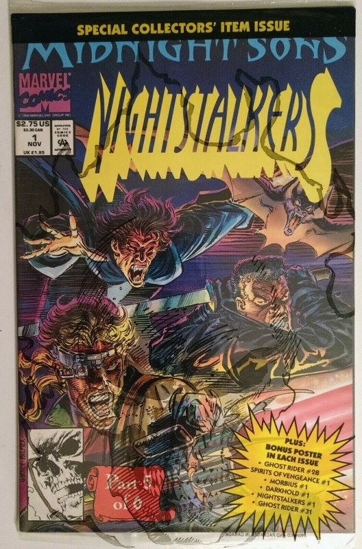 Nightstalkers 1 Sealed Polybag with Poster Inside