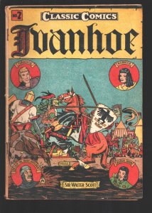 Classic Comics #2 1946-Gilberton-HRN 28-Ivanhoe-final issue before name chang...