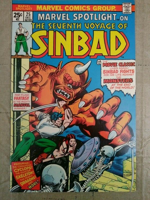 Marvel Spotlight Vol. 1 #25 (1975) Marvel 7th Voyage Of Sinbad Unread copy