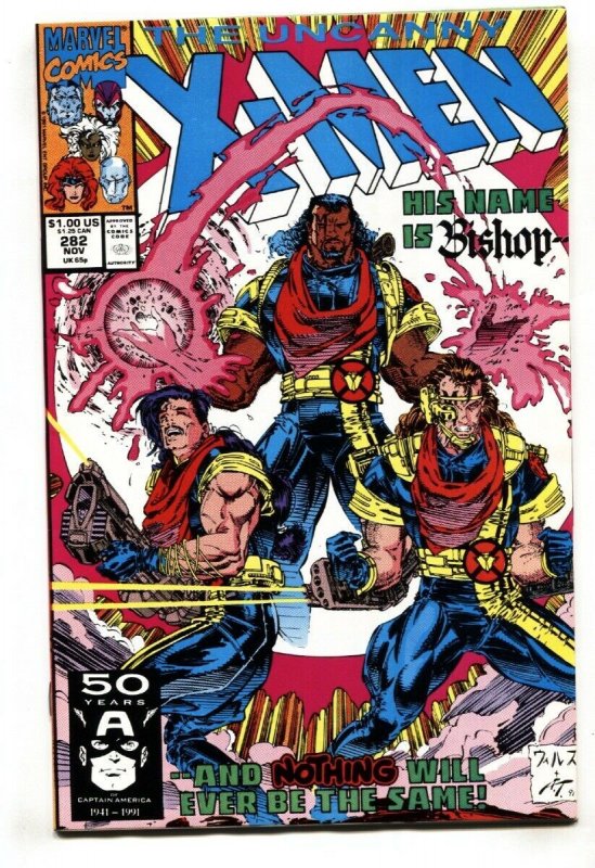 X-MEN #282  FIRST BISHOP-JOHN BYRNE-KEY ISSUE nm-