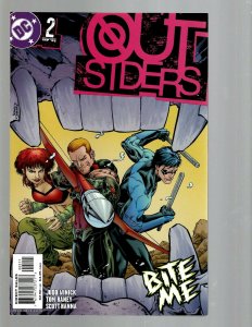 12 DC Comics Outsiders # 1 2 3 4 5 7 9 10 11 12 13 15 J438