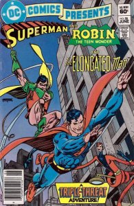 DC Comics Presents #58 (Newsstand) FN ; DC | Superman Robin Elongated Man