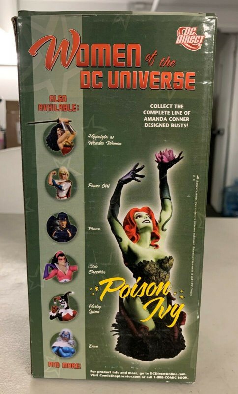 Women of The DC Universe Poison Ivy Bust Series 3 Amanda Conner Limited Edition