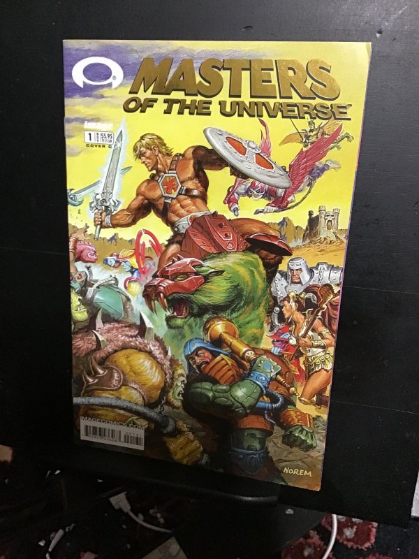Masters of the Universe #1 Premium Cover C (2002) Gold -Foul key! HeMan NM- Wow