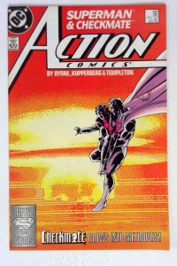 Action #598 showdown characters Byrne DC (1988) VF/NM