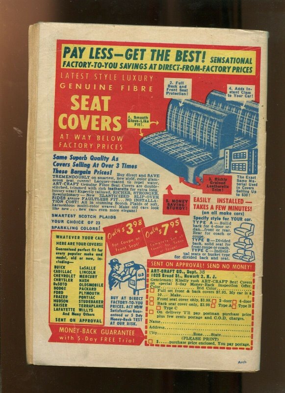 ARCHIE #40 (2.5) AMERICAS TYPICAL TEENAGER! 1949