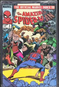 The Official Marvel Index to the Amazing Spider-Man #4 (1985) Spider-Man