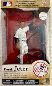 ?~McFARLANE SPORTSPICKS~HOF DEREK JETER~YANKEE STADIUM FAREWELL~LMTD EDITION~?