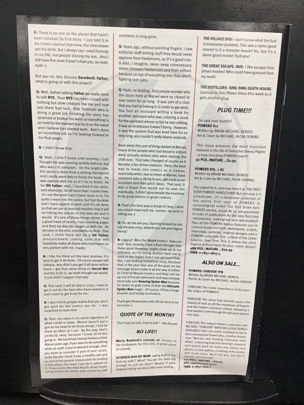 Powers #10 (2005) nm