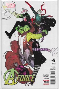 A-Force (vol. 2, 2016) #  5 NM Thompson/Caldwell, Captain Marvel, She-Hulk